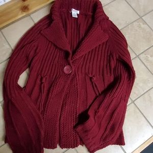 Pour burgundy sweater M